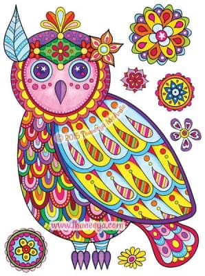 Free Spirit Coloring Book Thaneeya McArdle - Book by Thaneeya McArdle