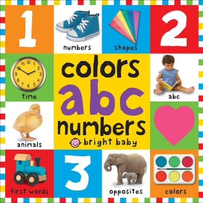 Big Board Books Colors, ABC, Numbers - Book by Roger Priddy
