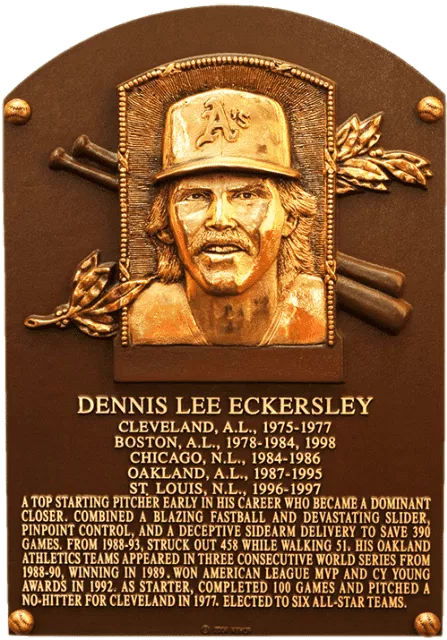 Dennis Eckersley - Baseball pitcher