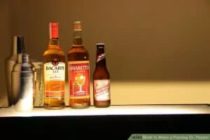 Flaming Doctor Pepper - Cocktail