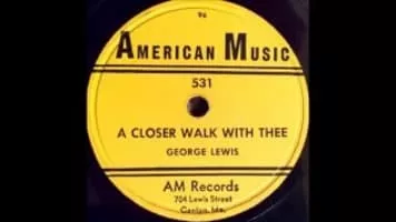 The George Lewis Ragtime Jazzband Of - Clarinetist