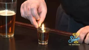 Flaming Doctor Pepper - Cocktail