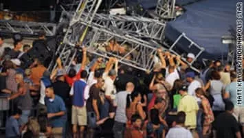 Indiana State Fair stage collapse - Incident