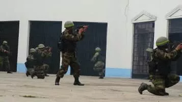 Japanese embassy hostage crisis - Military conflict