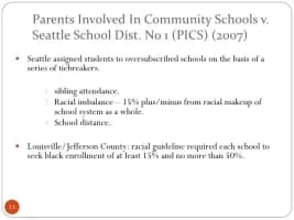 Parents Involved in Community Schools v. Seattle School District No. 1 - Case in court