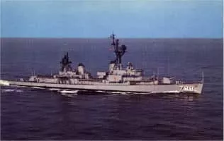 USS Hollister (DD-788) - Gearing-class destroyer