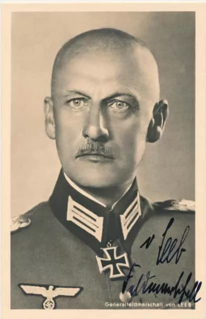 Wilhelm Ritter von Leeb - Military officer