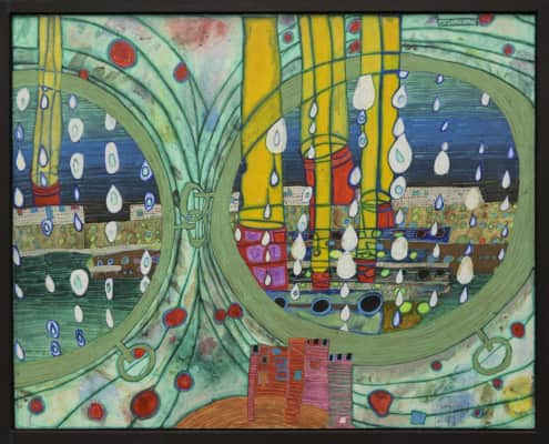 676A A Rainy Day on the Regentag - Artwork