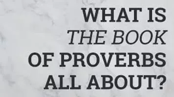 Book of Proverbs - 