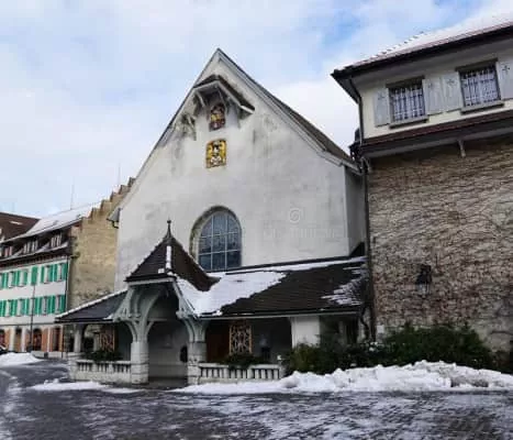 bulle gruyère museum and library chapelle de notre-dame de compassion - 
