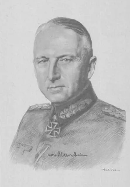 Erich von Manstein - German military commander