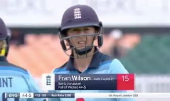 Fran Wilson - English cricketer