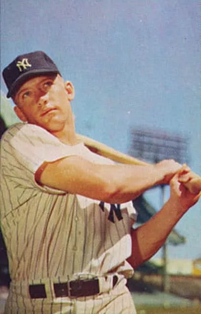 Mickey Mantle - American baseball center fielder