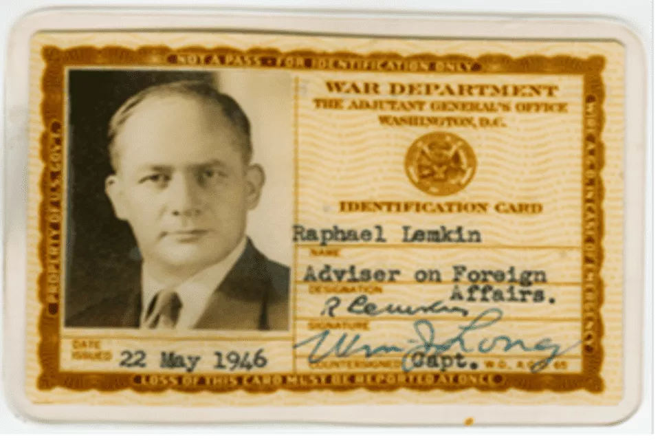 Raphael Lemkin - Lawyer