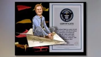 The World Record Paper Airplane Book - Book by Jeff Lammers