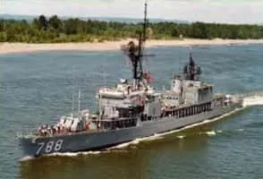 USS Hollister (DD-788) - Gearing-class destroyer