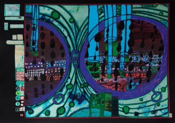 676A A Rainy Day on the Regentag - Artwork