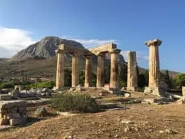 Archaological Site Of Corinth And Temple of Apollo - 