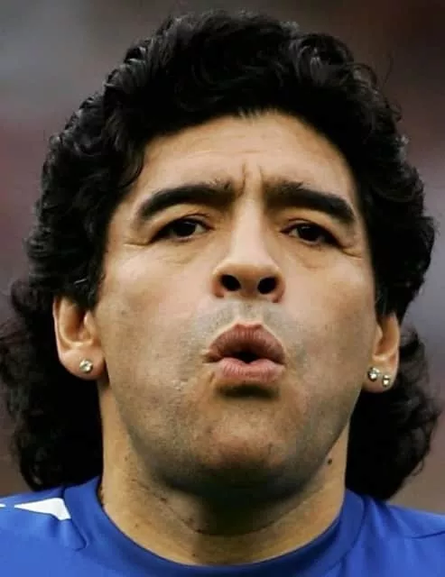 Diego Maradona - Argentine football player