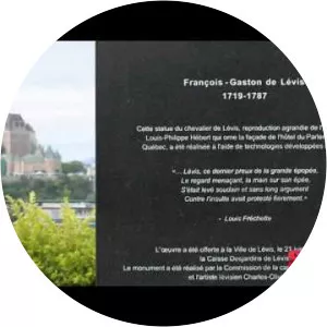 Francis de Gaston, Chevalier de Levis (François Gaston de Lévis) - Military commander