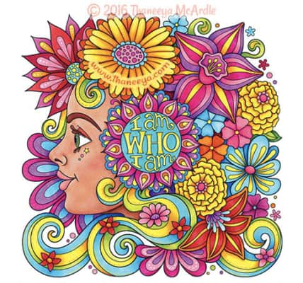 Live for Today Coloring Book Thaneeya McArdle - Book by Thaneeya McArdle