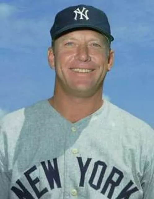 Mickey Mantle - American baseball center fielder