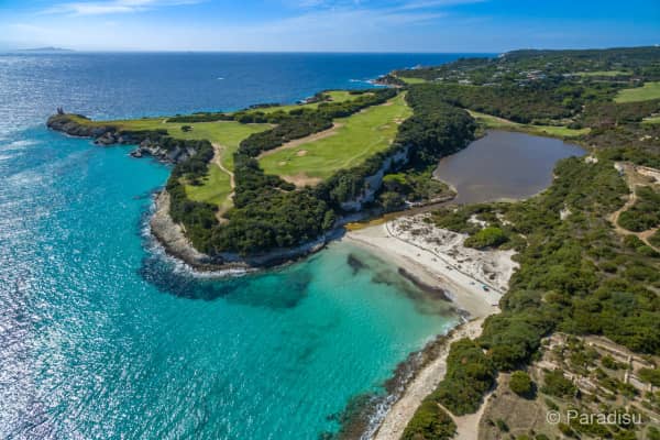 pointe de sperone plage de stagnolu - 