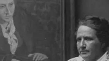 Portrait of Gertrude Stein - Painting by Pablo Picasso