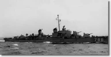 USS Hollister (DD-788) - Gearing-class destroyer