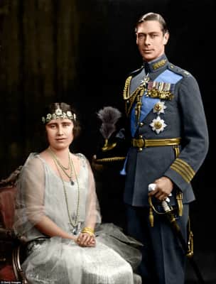 Wedding of Prince Albert, Duke of York, and Lady Elizabeth Bowes-Lyon - April 26, 1923