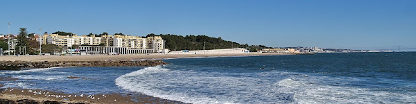 Praia de Santo Amaro - Beach in Oeiras e Sao Juliao da Barra, Portugal