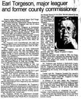 Earl Torgeson - American baseball player