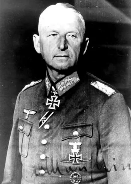 Erich von Manstein - German military commander
