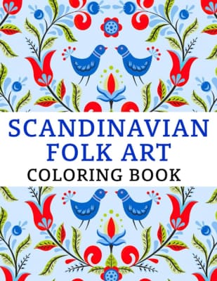 Folk Art Coloring Book - Book by Thaneeya McArdle