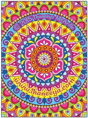 Free Spirit Coloring Book Thaneeya McArdle - Book by Thaneeya McArdle