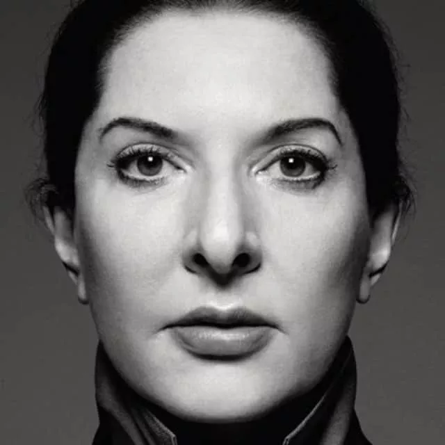 Marina Abramović - Serbian conceptual artist and performer