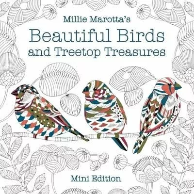 Millie Marotta's Beautiful Birds and Treetop Treasures Pocket Colouring - Book by Millie Marotta