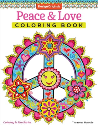 Peace and Love Coloring Book Thaneeya McArdle - Book by Thaneeya McArdle