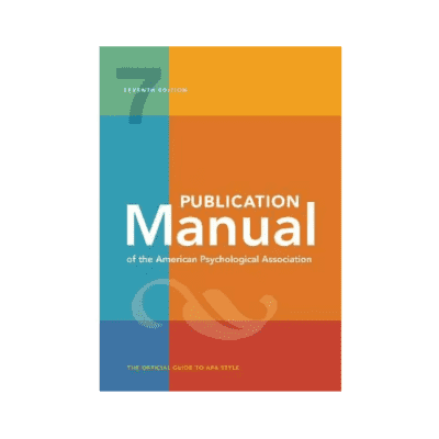 Publication Manual of the American Psychological Association: 7th Edition - Book by American Psychological Association