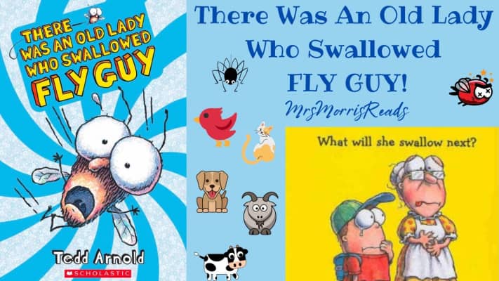 There Was An Old Lady Who Swallowed Fly Guy - Book by Tedd Arnold