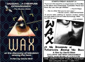 Wax or the Discovery of Television Among the Bees - 1991 ‧ Indie film/Experimental ‧ 1h 25m