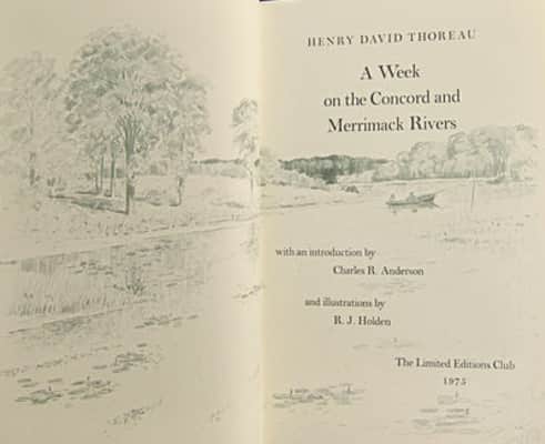 A Week on the Concord and Merrimack Rivers - Book by Henry David Thoreau