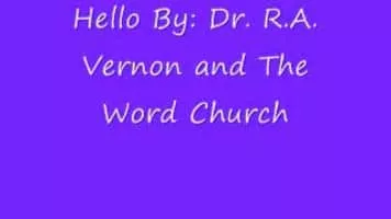 Dr. R. A. Vernon & The Word Church Praise Team - Singer