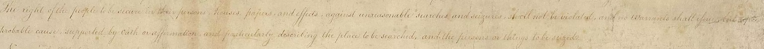 Fourth Amendment to the United - Constitutional amendment