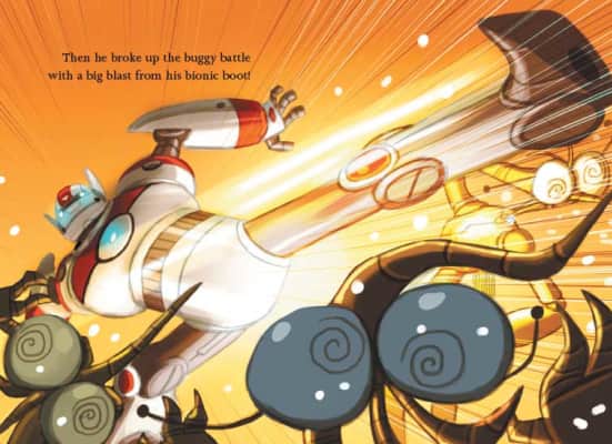 Giant Robot Vs. the Mutant Mosquitoes from Mercury Dav Pilkey - 