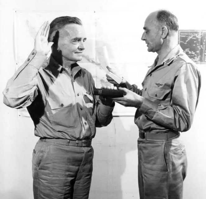 Miles Browning - Commanding officer