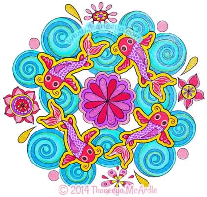 Nature Mandalas Coloring Book - Book by Thaneeya McArdle