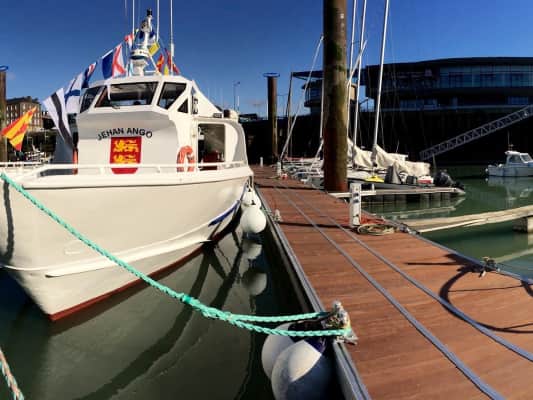 navigation normandy - dieppe, promenade and sea fishing parc floral william farcy - 