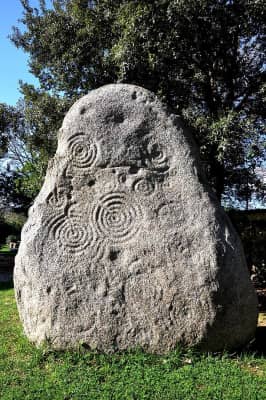 necropolis of pranu muttedu menhir su para e sa mongia - 