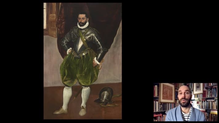 Portrait of Vincenzo Anastagi - Painting by El Greco